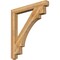 Ekena Millwork Merced Craftsman Rough Sawn Bracket, Western Red Cedar, 4"W x 38"D x 42"H BKT04X38X42MRC04RWR - alternate 1